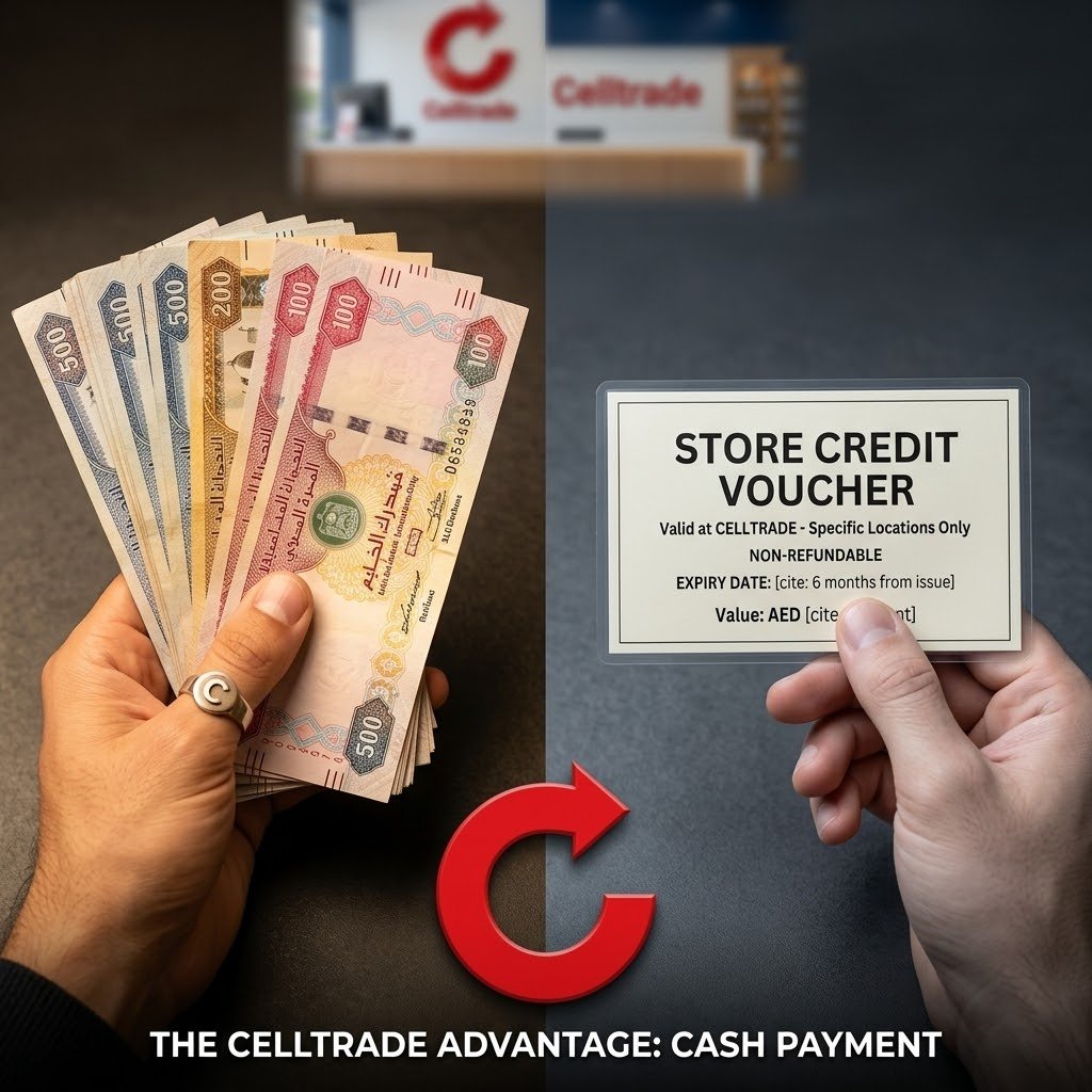 Cash Sale vs Trade-In Voucher in the UAE: Which Is Better for Your Old Phone?